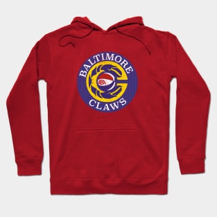Defunct Baltimore Claws ABA Basketball 1976 Hoodie